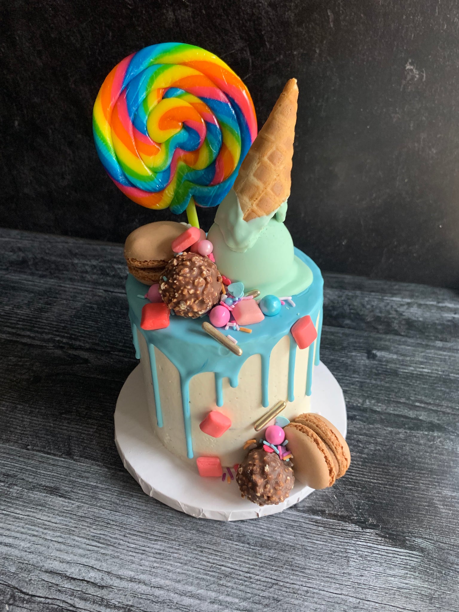Cotton Candy Cake - Cake by Courtney